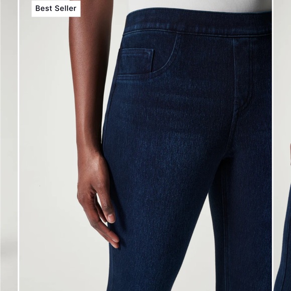 Spanx Jean-ish Denim Ankle Legging Jegging Jeans Size XL - Picture 3 of 15